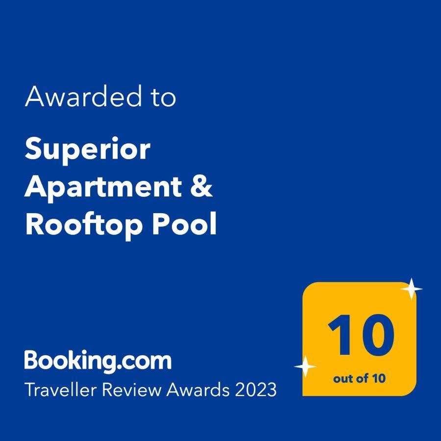 Superior Apartment & Rooftop Pool Wenen Buitenkant foto